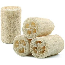 Esponja de Luffa Natural VIGAN (10 Unidades) Exfoliante para Ducha y Cocina