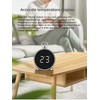 YHFITN LED Digital Alarm Clock with Date, Temperature, Snooze Function,