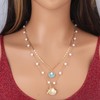 Gold Shell Necklace for Women Beach Jewelry Necklace Accessories Layered
