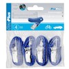 Pro Plus Fastening Straps for Bicycle Carrier Blue Set of