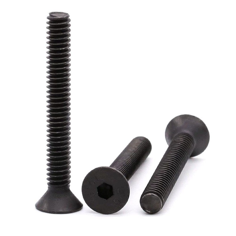 Glvaner M6 x 50mm Flat Head Socket Cap Screws Bolts