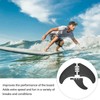 3PCS Surf Fin Set Flexible Stable Lightweight Durable PVC Surfboard