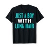 Nur ein Junge mit langen Haaren, besser als deine Kinder,