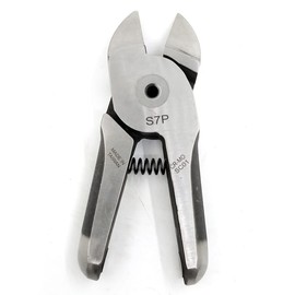 Air Nipper Replacement Blades Cutter Head S7P Pneumatic Cutting Pliers Heads Cutting 3.3mm Copper Wire 2.8mm Iron Metal Wire Cutting Scissors for HS30 HS35P Air Scissors Head