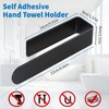 2 Pcs Hand Towel Holders,Stainless Steel Self Adhesive,8.7 in