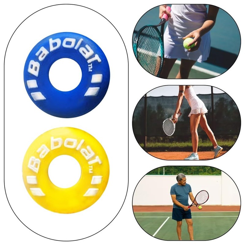 XIXILINRUIYUN 4 Pcs Rubber Tire Shape Vibration Dampener Durable Tennis