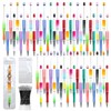 DASTTUIS 300 Pieces DIY Beadable Pen Kit – 100 Plastic
