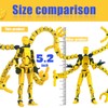 Already Assembled T13 Action Figure Accessories,Dummy 13 T13 Multi-Jointed Movable,for