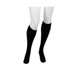 Juzo Assist 20-30 mmHg Knee High Closed Toe, Short Silicone, Black, IV