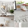 304 Stainless Steel Metal Long Tail Clip with Hooks Clothes