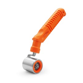 Ewrap 35mm Steel Wallpaper Roller Edge Seam Roller Flat Pressure Roller Car Audio Sound Deadening Application Vinyl Roller for Install Wallpaper, Vinyl