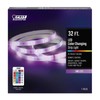 Feit LED 394.1 in. L Color Changing Plug-in LED Strip