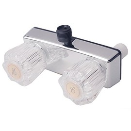 Laguna Brass 3220ACP RV/Motorhome Two Handle Non-Metallic Shower Diverter Valve, Chrome Finish