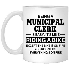 Municipal Clerk Mug, Municipal Clerk Gifts, Gift for Municipal Clerk 11 Oz Mug Gift for Coworker, for Women, Friend, Coworker
