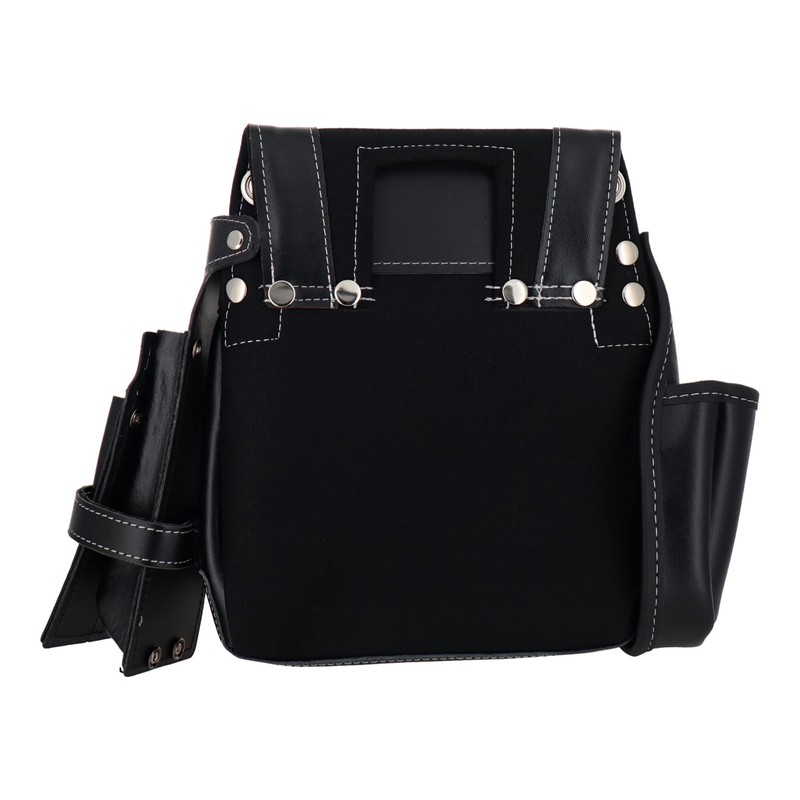 DBLTACT DTL–99–BK 582505 Genuine Leather Waist Bag, Black