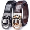 YOORAN Ratchet Belts for Men 2 Pack Adjustable Designer Belts