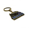 BDM Madrid Football keychain with engraving cheering for the team