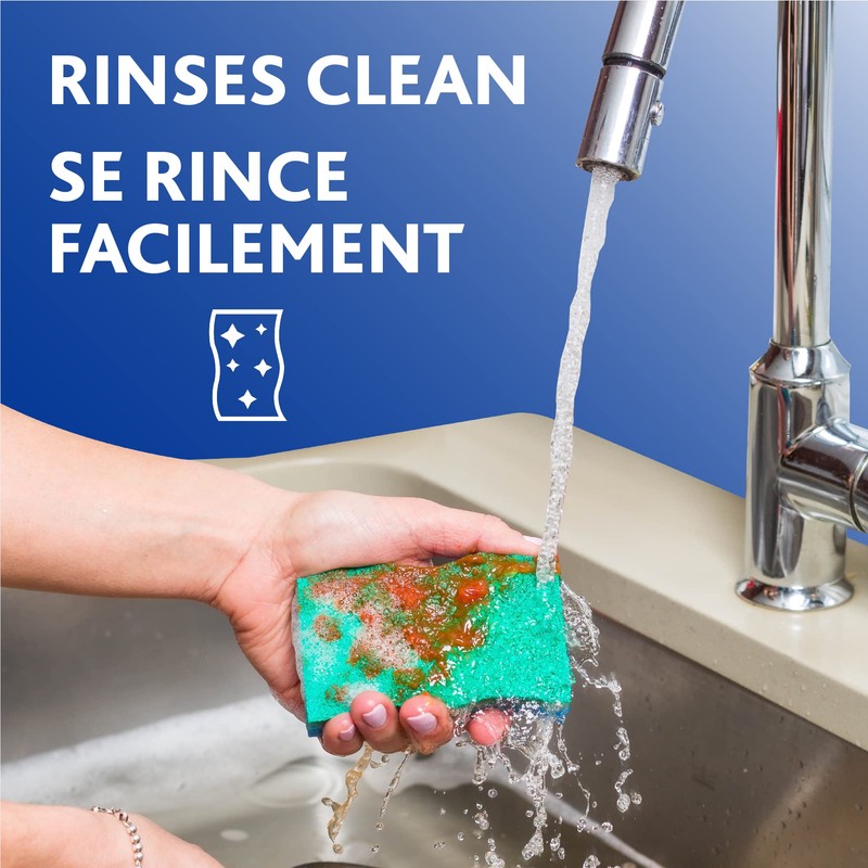 Vileda Scrunge Multi-Use No-Scratch Scrub Sponge (Pack of 16)