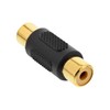 InLine® Audio adaptor, InLine®, RCA F/F, gold-plated contacts