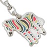Paul Smith M1AKEYR AZEBRA 97 Key Holder, Multicolor, multicolor