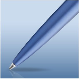 Waterman Graduate Allure ballpoint pen, blue paint, medium tip, blue ink, gift box