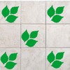 Colorful Leaf Tile wall Sticker for Bathroom, Bathroom stickers, Tile