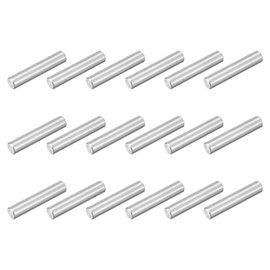 sourcing map 18Pcs M6 x 30mm 304 Stainless Steel Dowel Pin, Cylindrical Shelf Support Peg Pin Parallel Pin Fastener for Mechanical Manufacturing, Industry, Furniture Installation, Silver