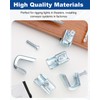 AOKLIT 100 Pcs Beam Clamp, 1/4" x 20 Beam Clamps