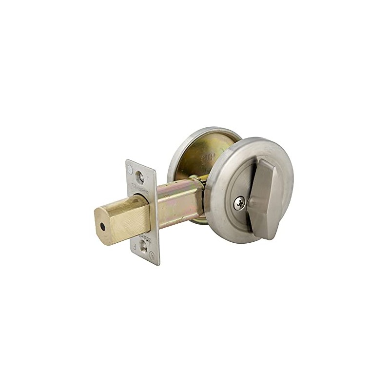 Master Lock DSC0532D Commercial One-Sided Cylinder Deadbolt, Satin Chrome