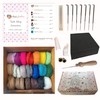 heidifeathers Boxed Needle Felting Starter Kit (Carded Wool Mix)