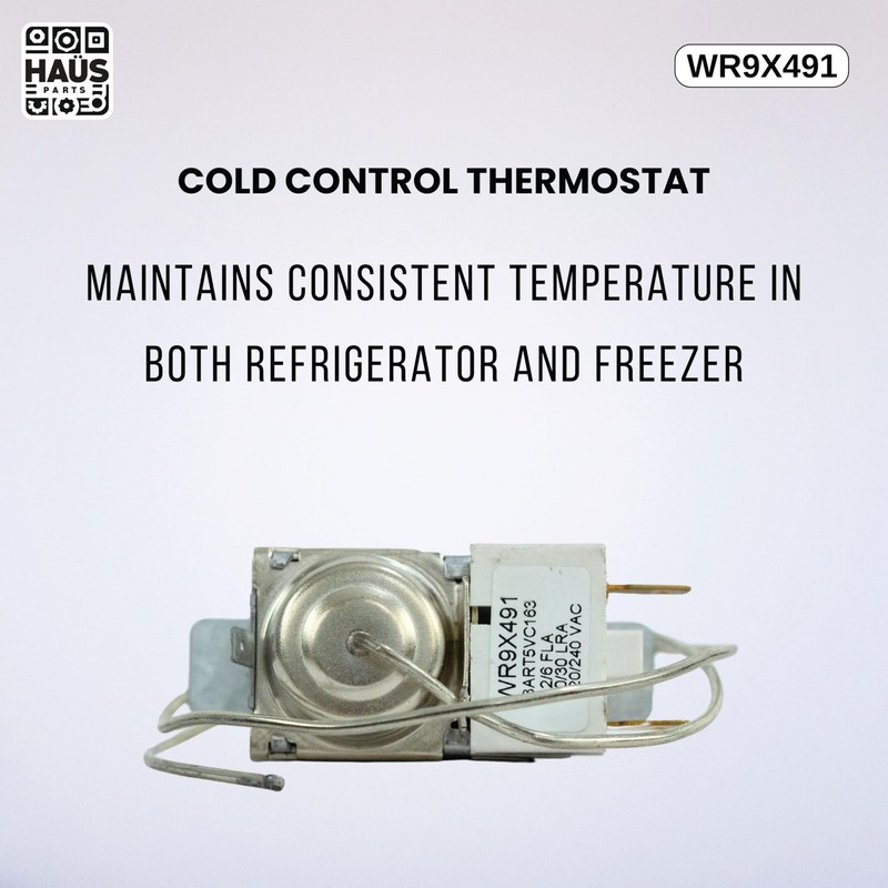 WR9X491 REFRIGERATOR COLD CONTROL EXACT FITS FOR GE, Hotpoint, Kenmore,