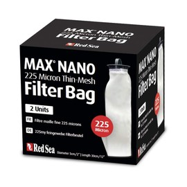 Red Sea Max Nano Replacement 225 Micron Thin-Mesh Filter Bag, 2 Pack (730773405800)