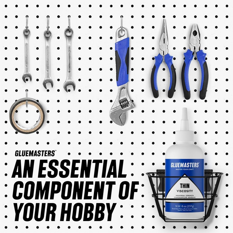 Glue Masters Industrial Grade Cyanoacrylate Adhesive - 8 Oz Thin