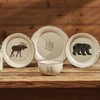 Park Designs Rustic Retreat Bear Salad Plates Set of 4