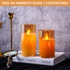 3pcsVelas decorativas,Velas Eléctricas Sin Llamas,Velas led,velas electricas,Velas de pilas con