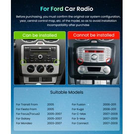 4G 64G 【DSP 32EQ】 Radio for Ford Transit MK7 2005-2014 Car Stereo with Wireless Carplay Android Auto 7'' 1280X720P IPS Touchscreen 5.0Bluetooth RDS FM DAB+ GPS WiFi Backup Camera