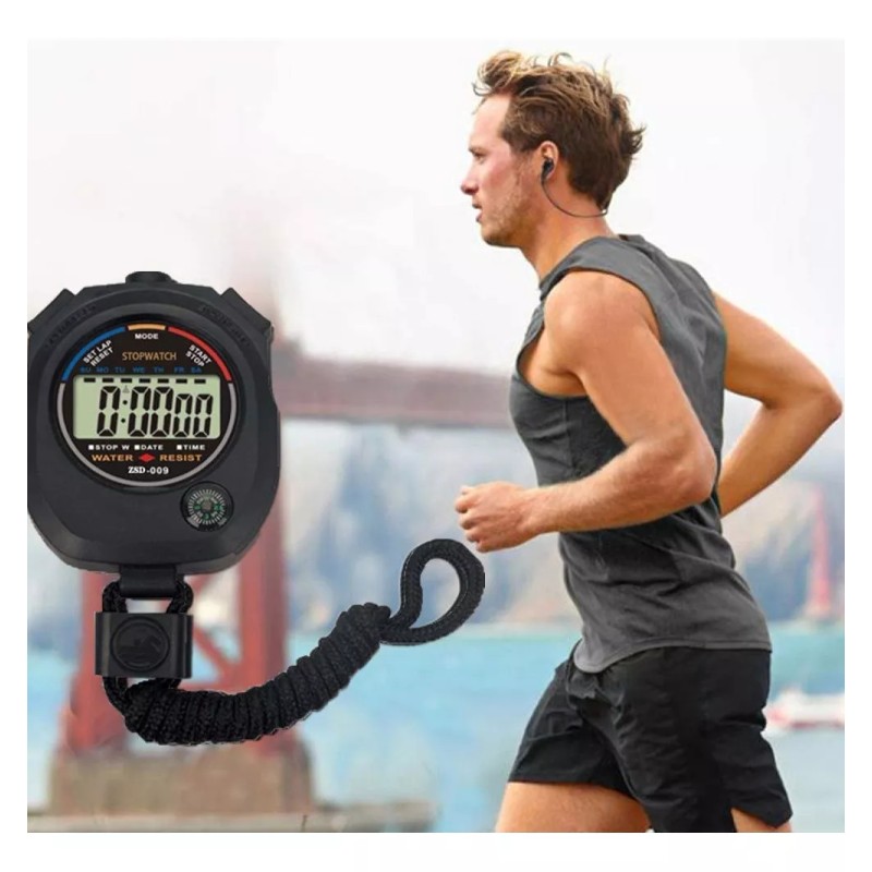 Alien Technology Cronómetro Deportivo Digital Brújula Alarma Reloj Portatil