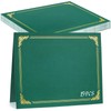 gisgfim 15Pcs Certificate Holders Diploma Covers Single Sided Gold Foil