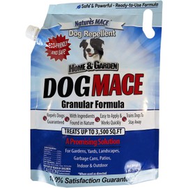 Nature's MACE Dog MACE Granules, Dog Repellent for Lawn, 6 Pounds, Yard, Garden, Plants, Outdoor No-Dig, Deterrent, Training Tool, Keep Dogs Out of Bushes, Treats 3,500 Sq. Ft.