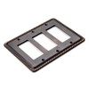 Rope Edge Decorative Wall Plate Switch Plate Outlet Cover (Triple
