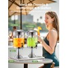 Drink Dispensers for Parties, 4.4 Gallon Beverage Dispenser with Stand