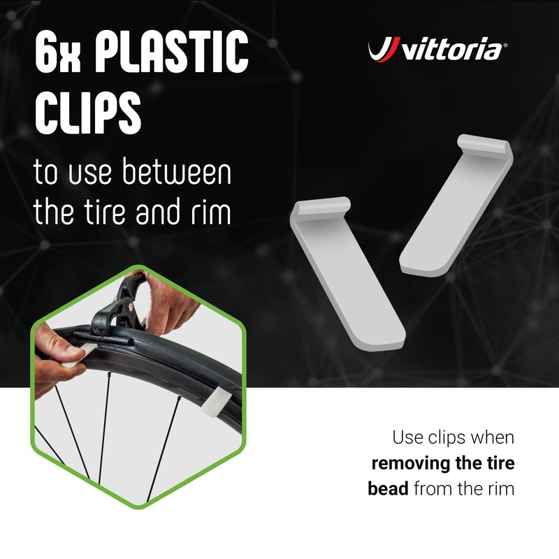 ビットリア(Vittoria) ロード チューブレス ツールキット[Road Tubeless Tool Kit] クリップ(6個)付属