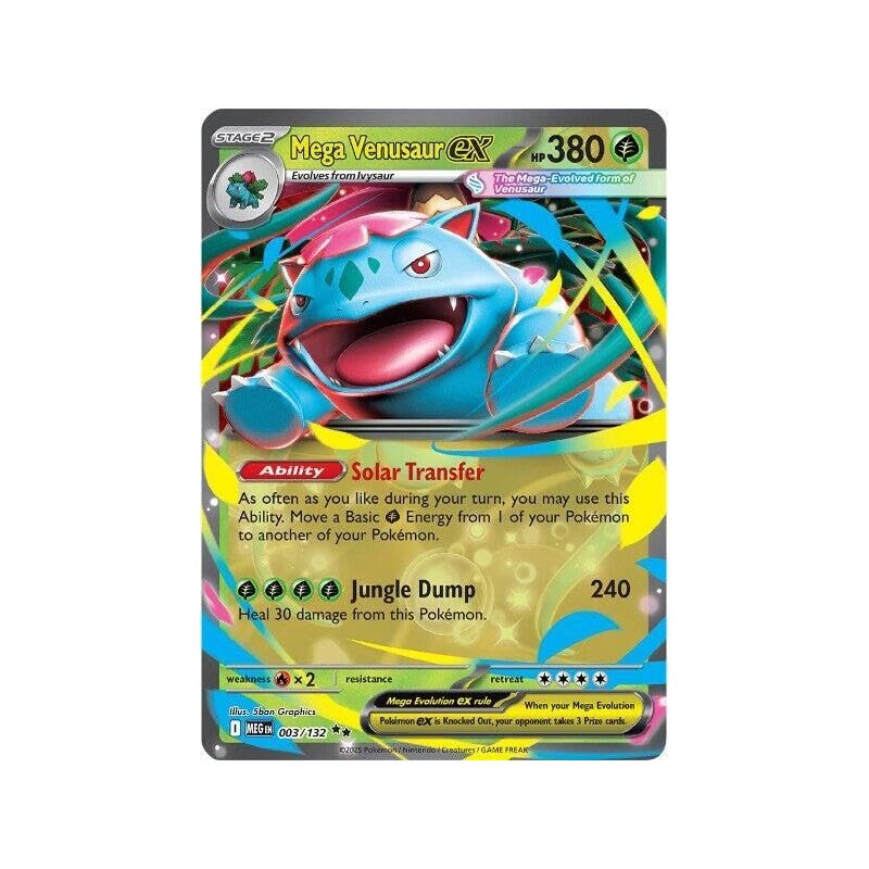 Pokemon - Mega Venusaur ex - 003/132 - ME01: Mega