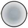 Kraftware Mylar Ice Bucket Polished Brass Color with Metal Lid,