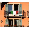 1.5x3 FT Italy Fan Bunting Flag,18x48 In Italian Semi Round