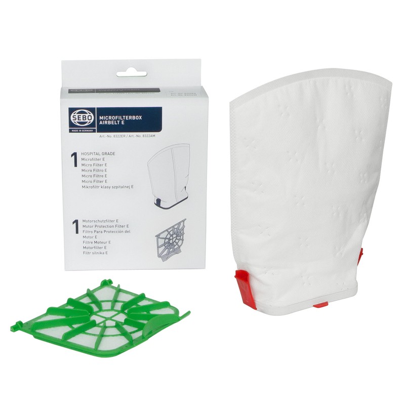 Microfilter for Sebo Airbelt 8322ER E E Models Including 1