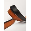 s.Oliver Women's Full Grain Leather Belt - Brown (Brown 8786)