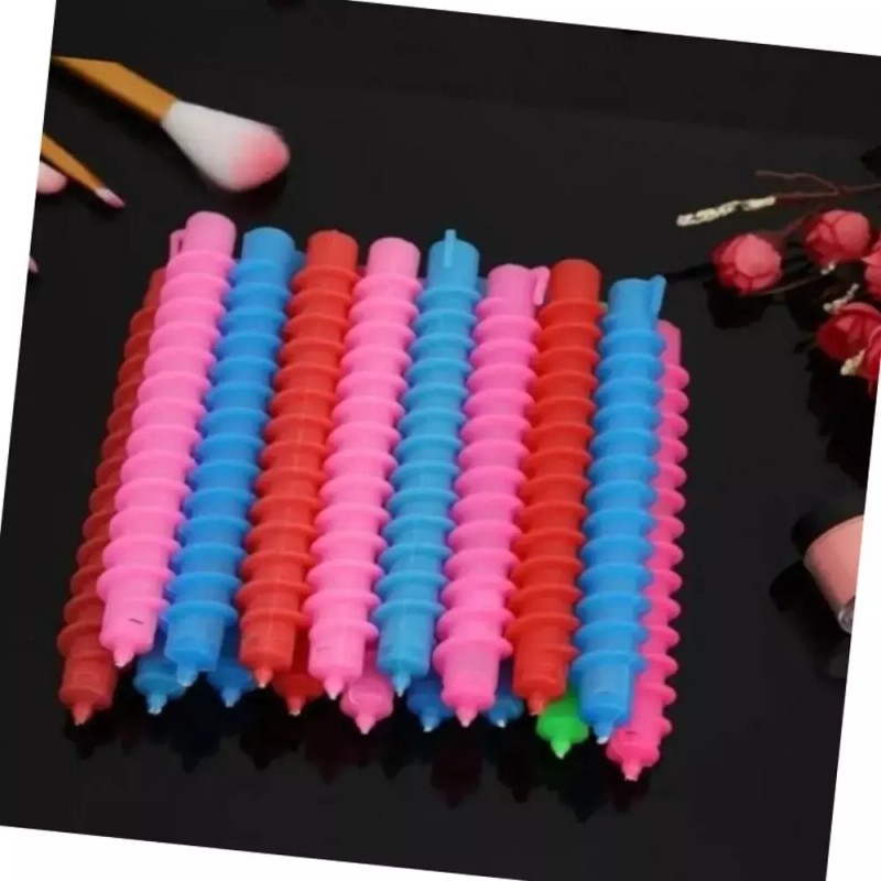diy 긴나선형 막대 스타일링 롤러 미용 헤어 머리 파마 파마막대