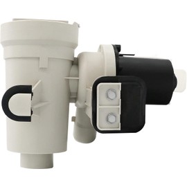 AMI PARTS wpw10730972 W10130913 Washer Drain Pump Assembly Compatible with kenmore he2 plus whirlpool 9200 duet washer by AMI PARTS