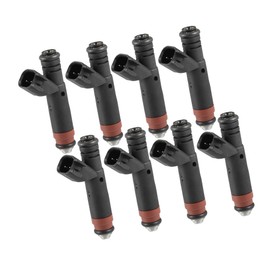 A ABSOPRO Inyector de combustible – Inyectores de combustible interior de coche – para Ford Explorer 2006-2010 metal negro – 8 piezas de repuesto